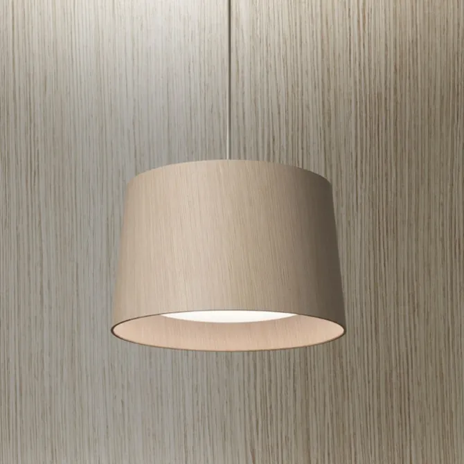 Twiggy Wood Pendant Greige
