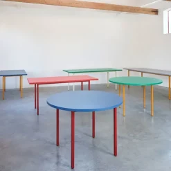 Two-Colour spisebord Ø120 cm
