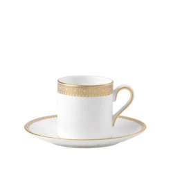 Vera Wang Lace Gold Espresso Saucer