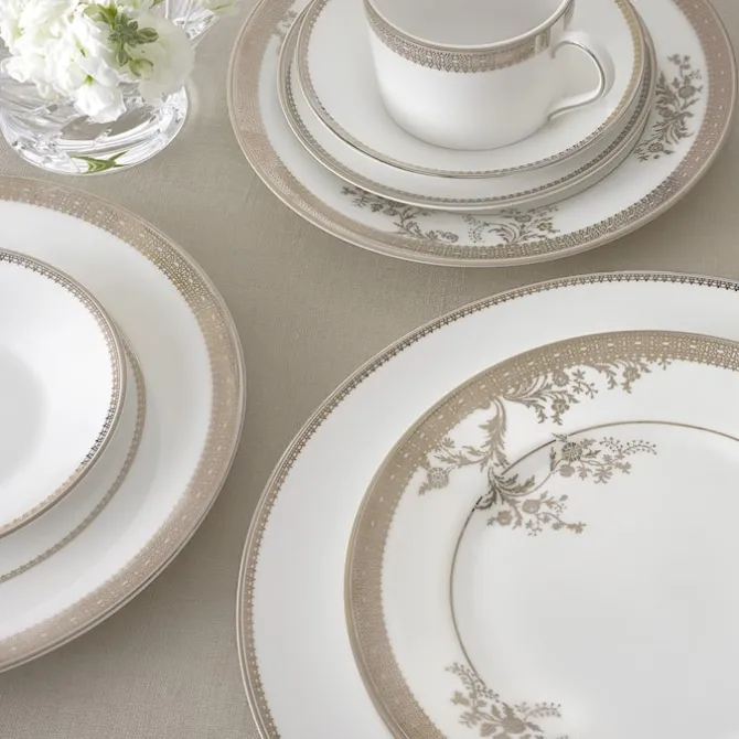 Vera Wang Lace Gold Soup Plate