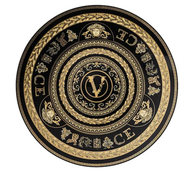 Virtus Gala Black, Kuverttallerken 33 cm