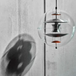 VP Globe Brushed Alu Pendant