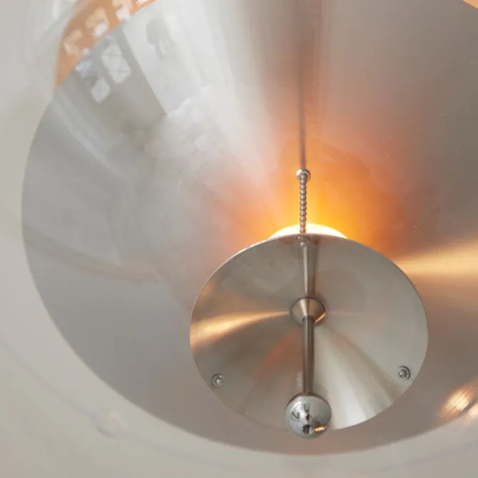 VP Globe Brushed Alu Pendant