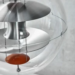 VP Globe Brushed Alu Pendant