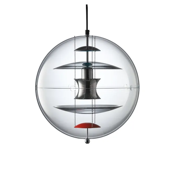 VP Globe Coloured Glass Pendant