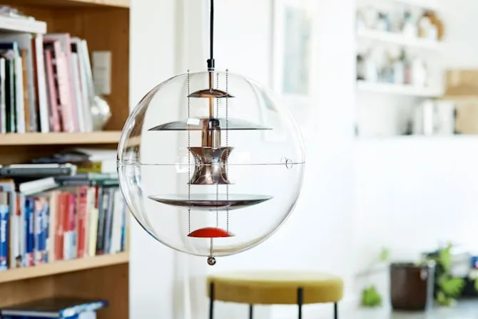 VP Globe Coloured Glass Pendant