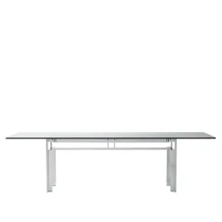 W01 Doge Polished Aluminium Smoked Anthracite Glass