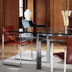 W01 Doge Polished Aluminium Smoked Anthracite Glass