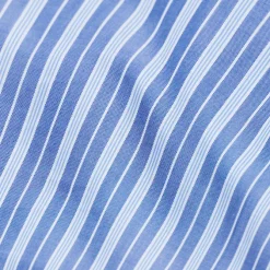 Wall Street Duvet Cover Oxford Stripe Medium Blue