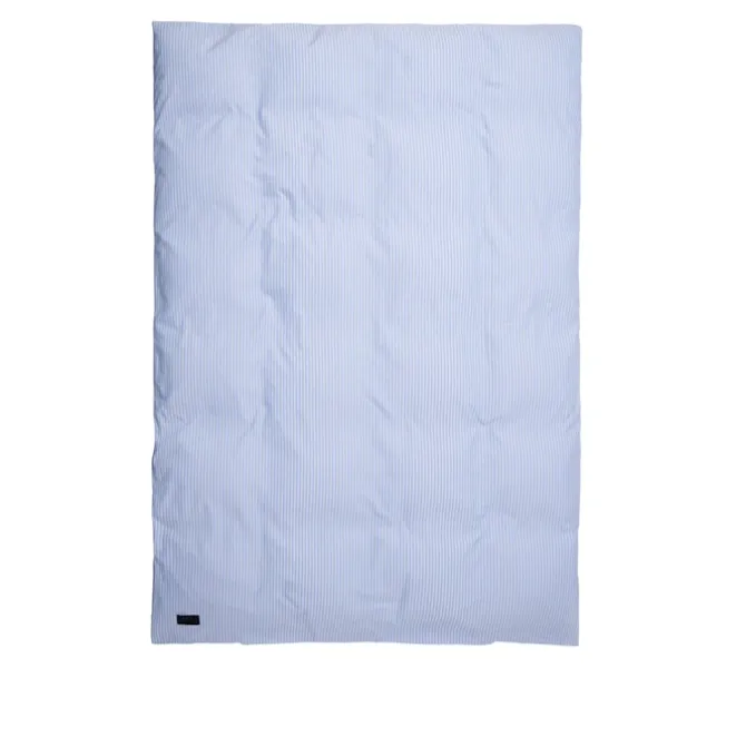 Wall Street Duvet Cover Oxford Stripe Light Blue