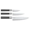 Wasabi Knivsett - Brukskniv 10 cm, Brukskniv 15 cm & Kokkekniv 20 cm