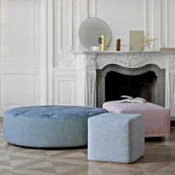 Wheel puff med flere knapper Ø 100 cm