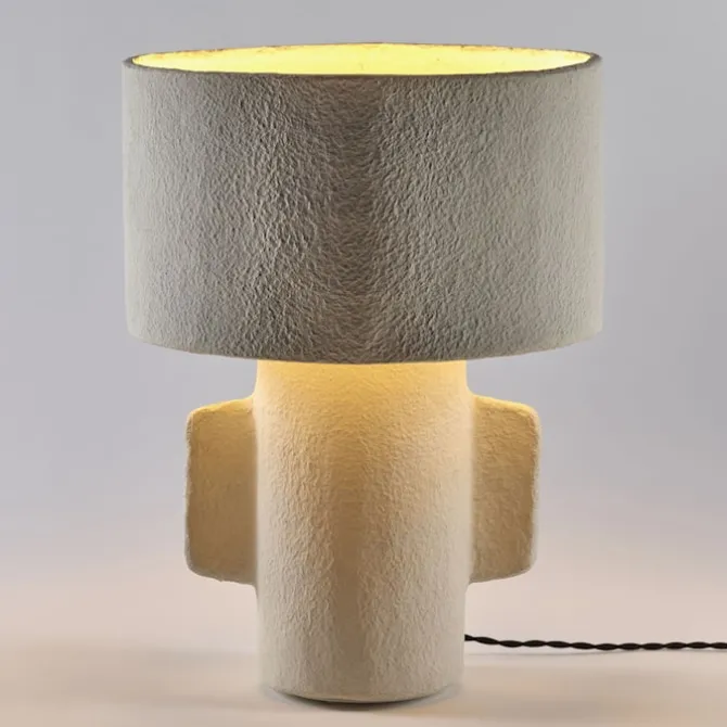 White Earth Table Lamp