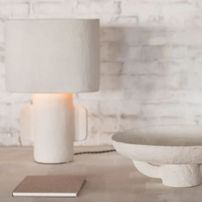 White Earth Table Lamp