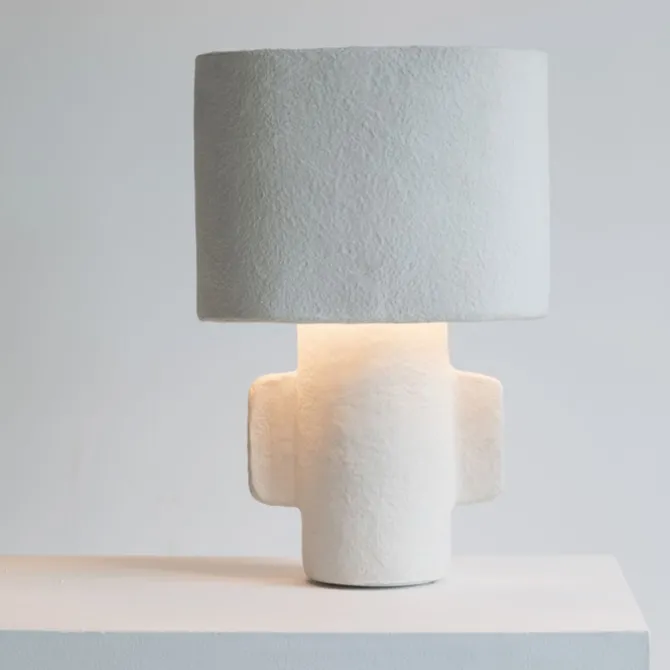 White Earth Table Lamp