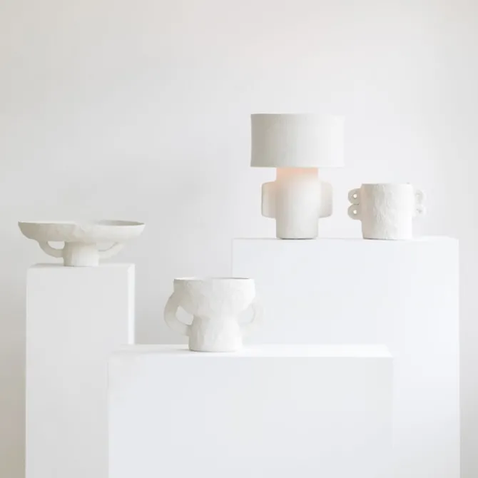 White Earth Table Lamp