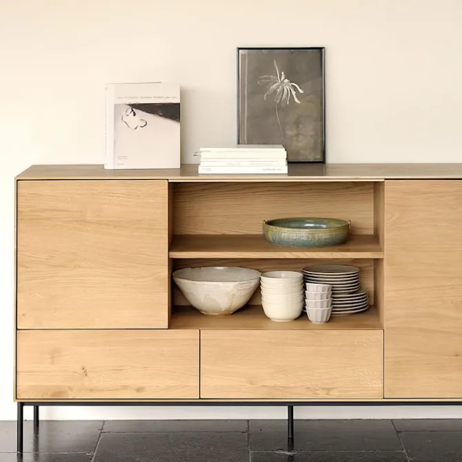 Whitebird Sideboard, Eik, 3 dører