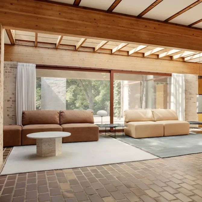 Wonder 3-seters sofa armlener