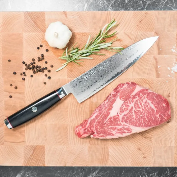 Yaxell Super Gou kokkekniv 20 cm Inkl. Knivbeskytter
