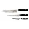 Yaxell Zen Set 3-delt kokkekniv 20 cm, verktøykniv 15 cm, skjærekniv 10 cm