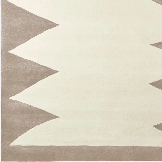 Zig Zag White / Beige